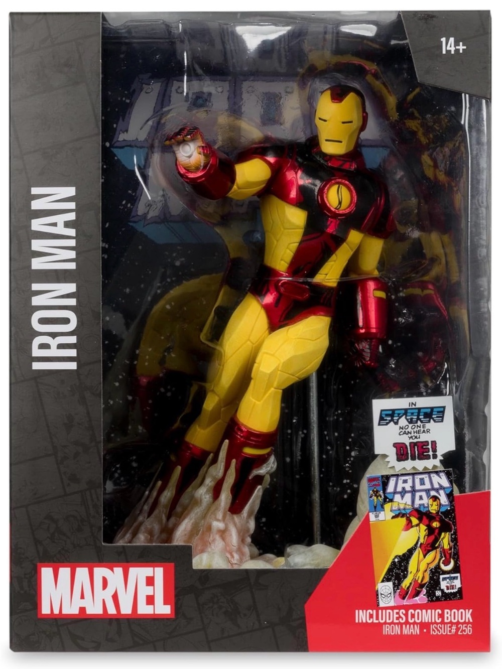 Marvel IRON MAN McFarlane 1:6 Scale Collectible With Scene & Comic